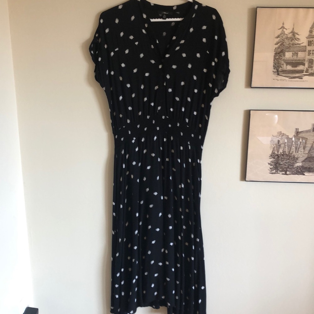 Mavi black and white dress